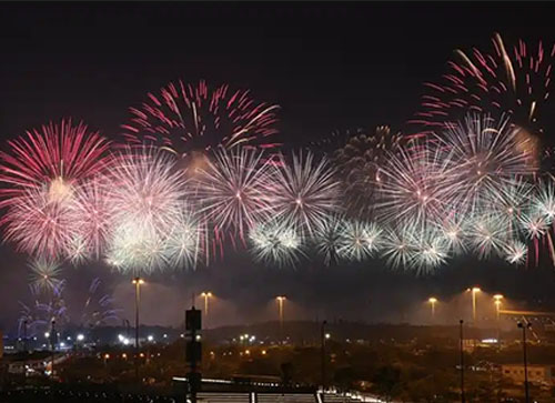 三河市焰火晚会